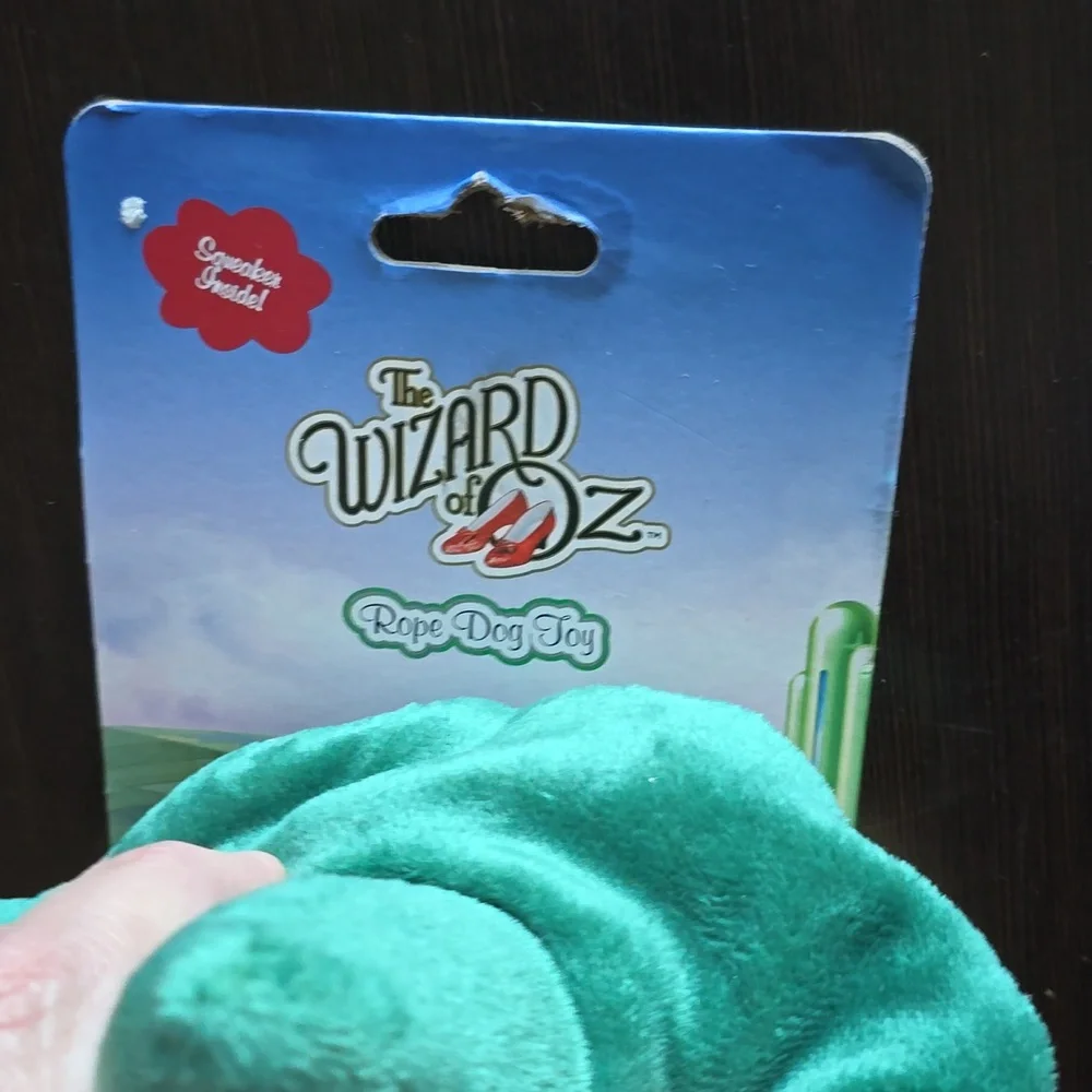 Wizard of Oz Scarecrow‎ Rope Dog Toy NWT